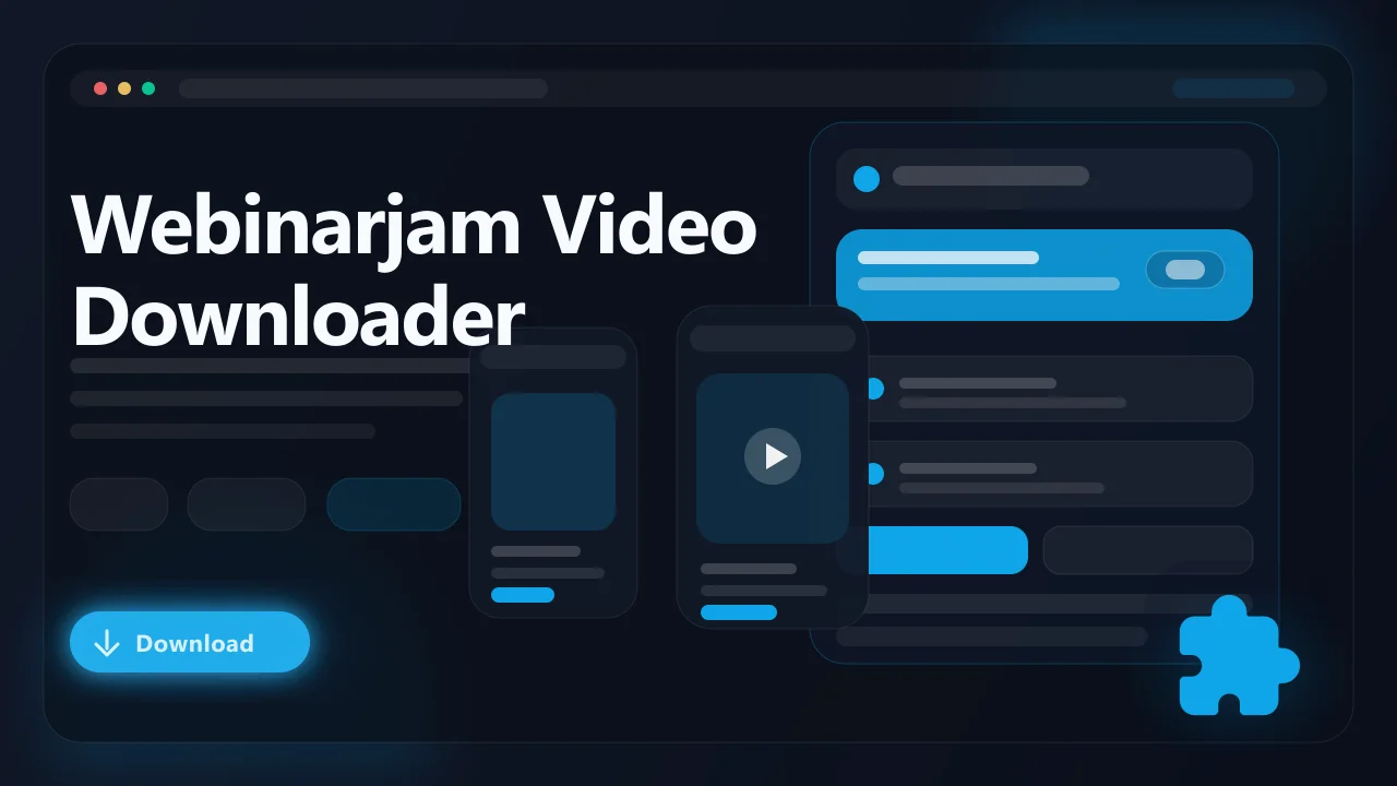 WebinarJam Video Downloader hero image