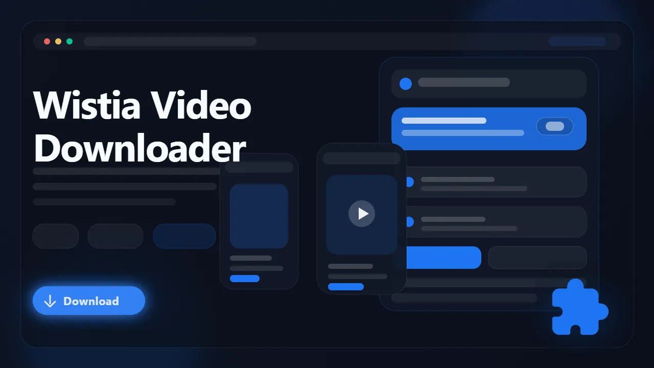 Wistia Downloader workflow preview