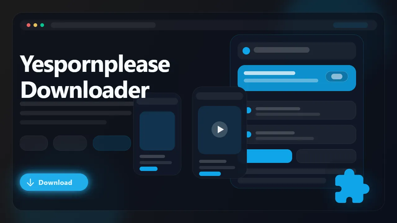 YesPornPlease Downloader workflow preview