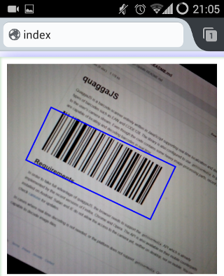 Quaggajs An Advanced Barcode Reader Written In Javascript