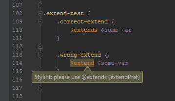 Stylint-plugin rule example