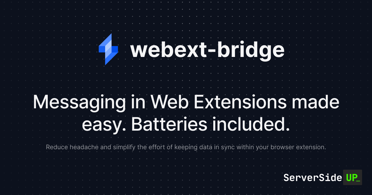 webext-bridge Header