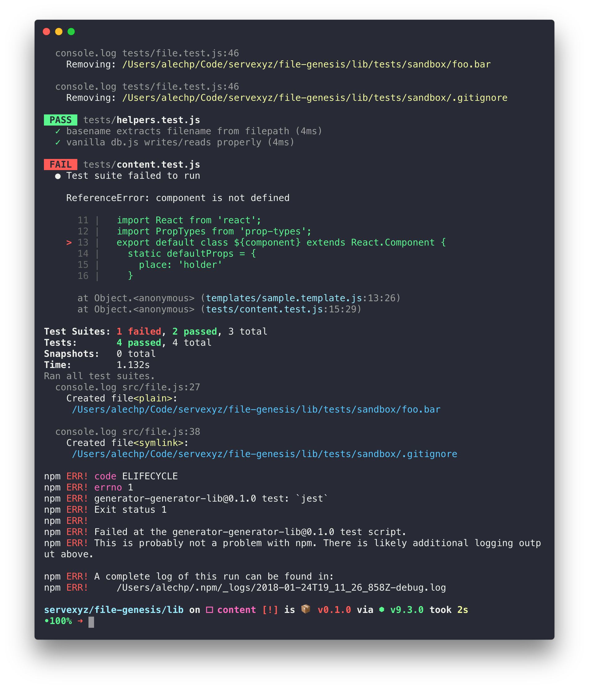component is not defined