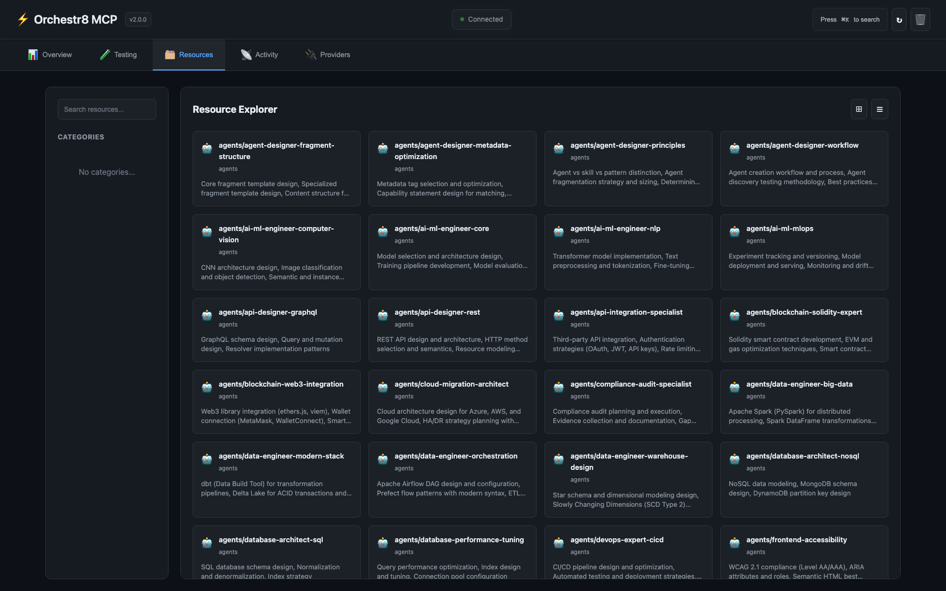 Resources Explorer