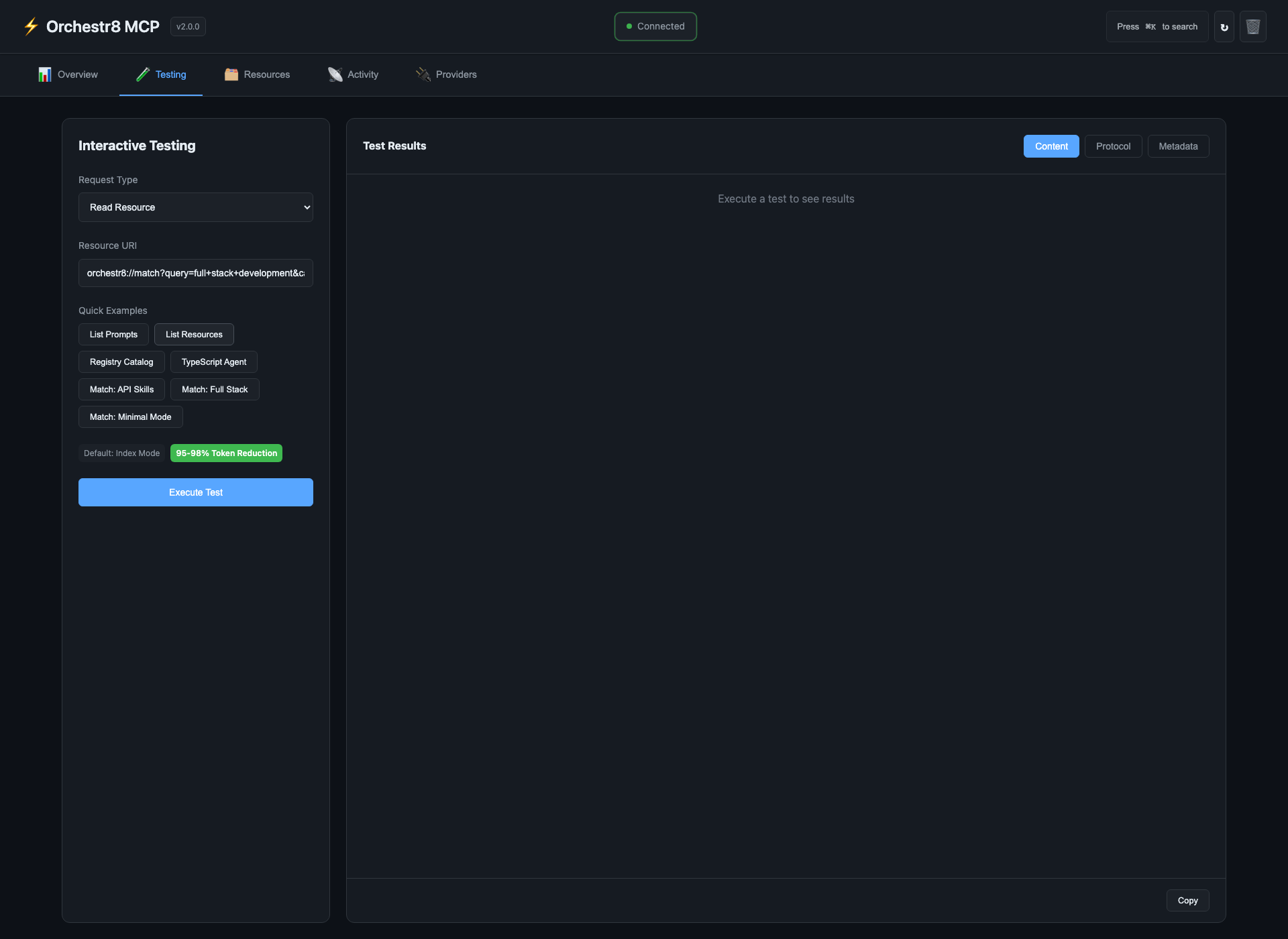 Testing with Example