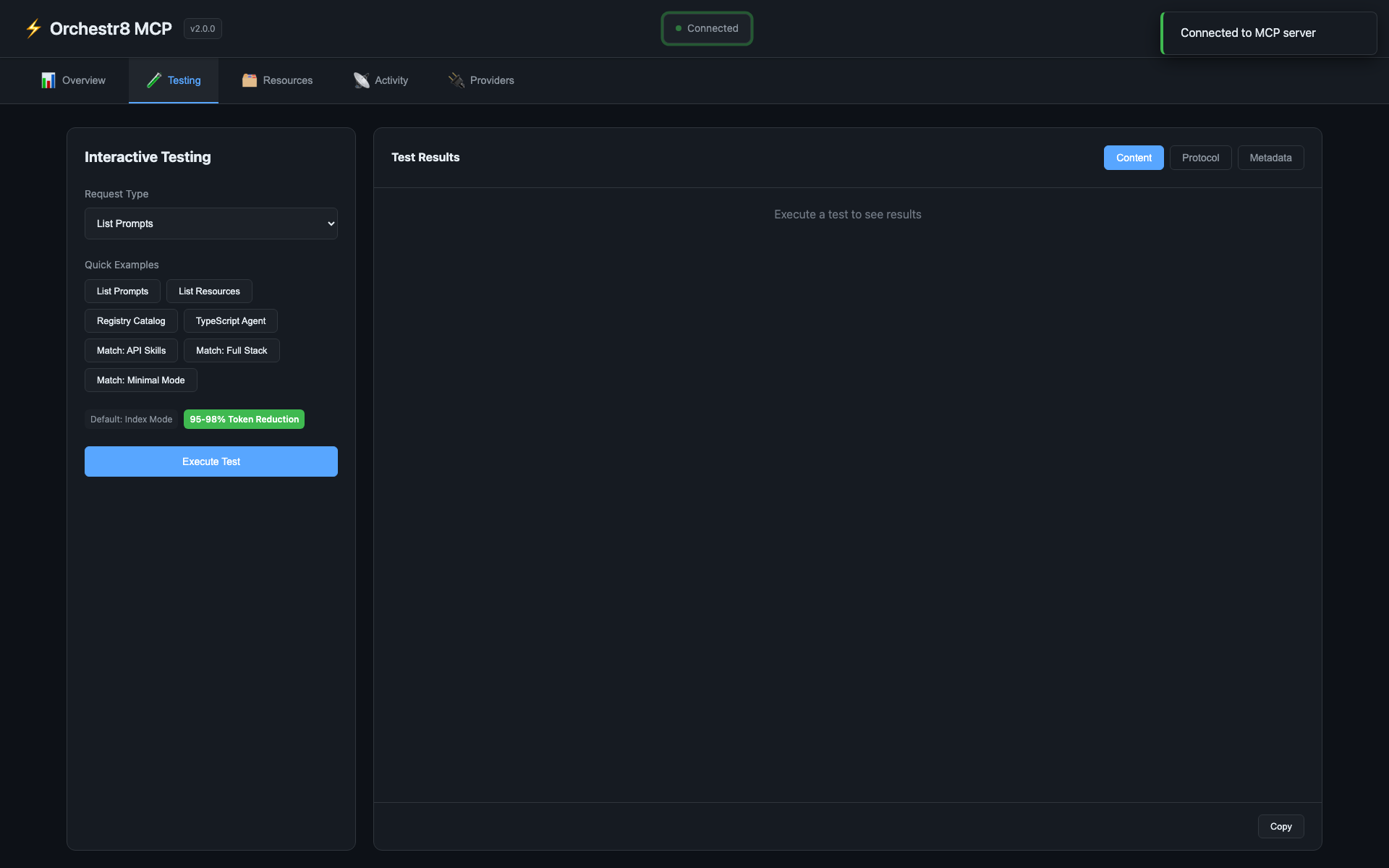 Testing View