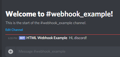 Discord message