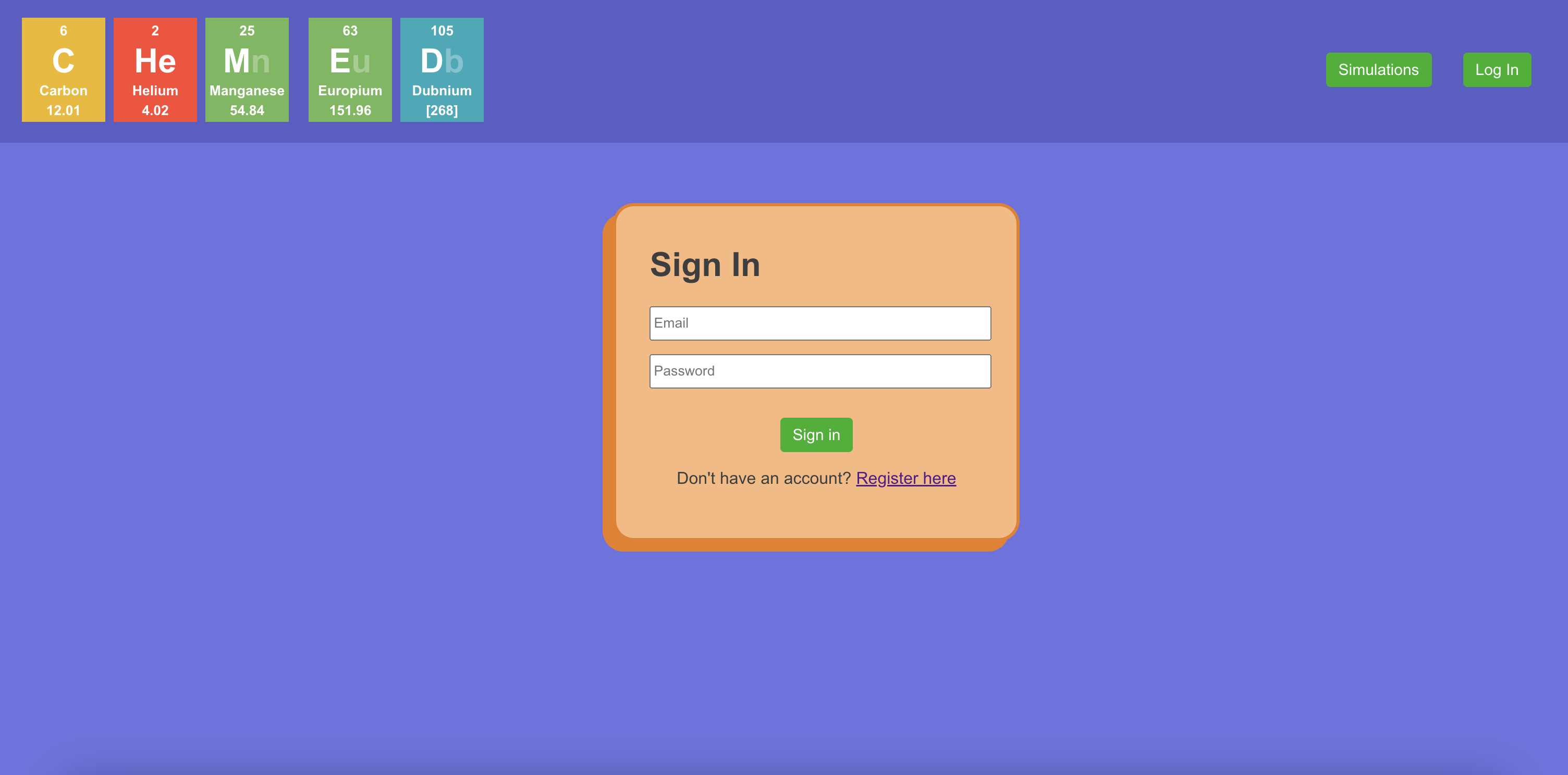 Login Page