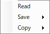 File menu