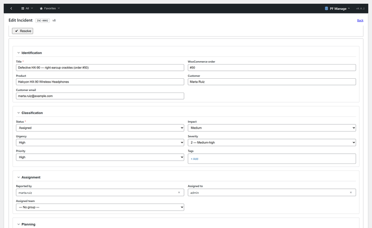 WP-PFAgent triages the case
