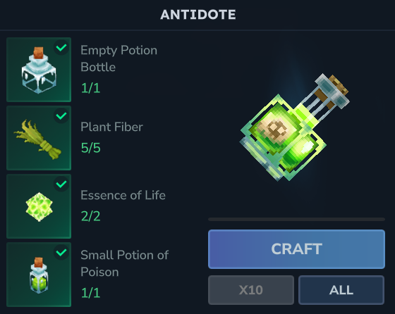 Alchemybench Potion Antidote