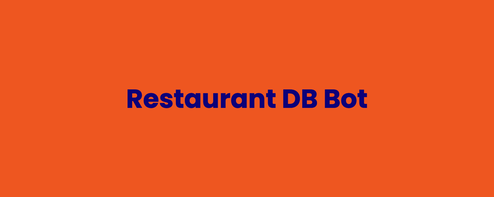 Restaurant DB bot banner
