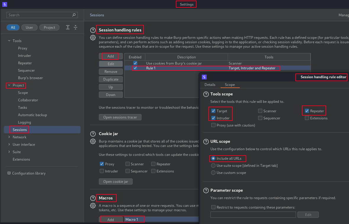 How To Create a Macro in Burp Suite Professional