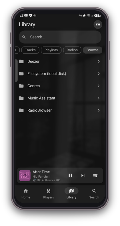 Screenshot 6 of Massdroid — opens full size
