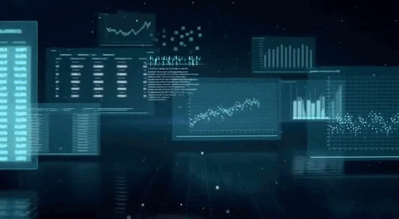 Animación conceptual sobre ciencia de datos aplicada a modelos de negocio