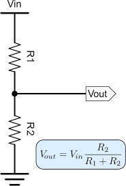 Voltage divider circuit diagram