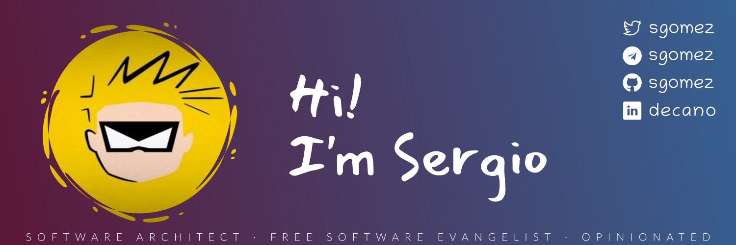 Hi! I'm Sergio