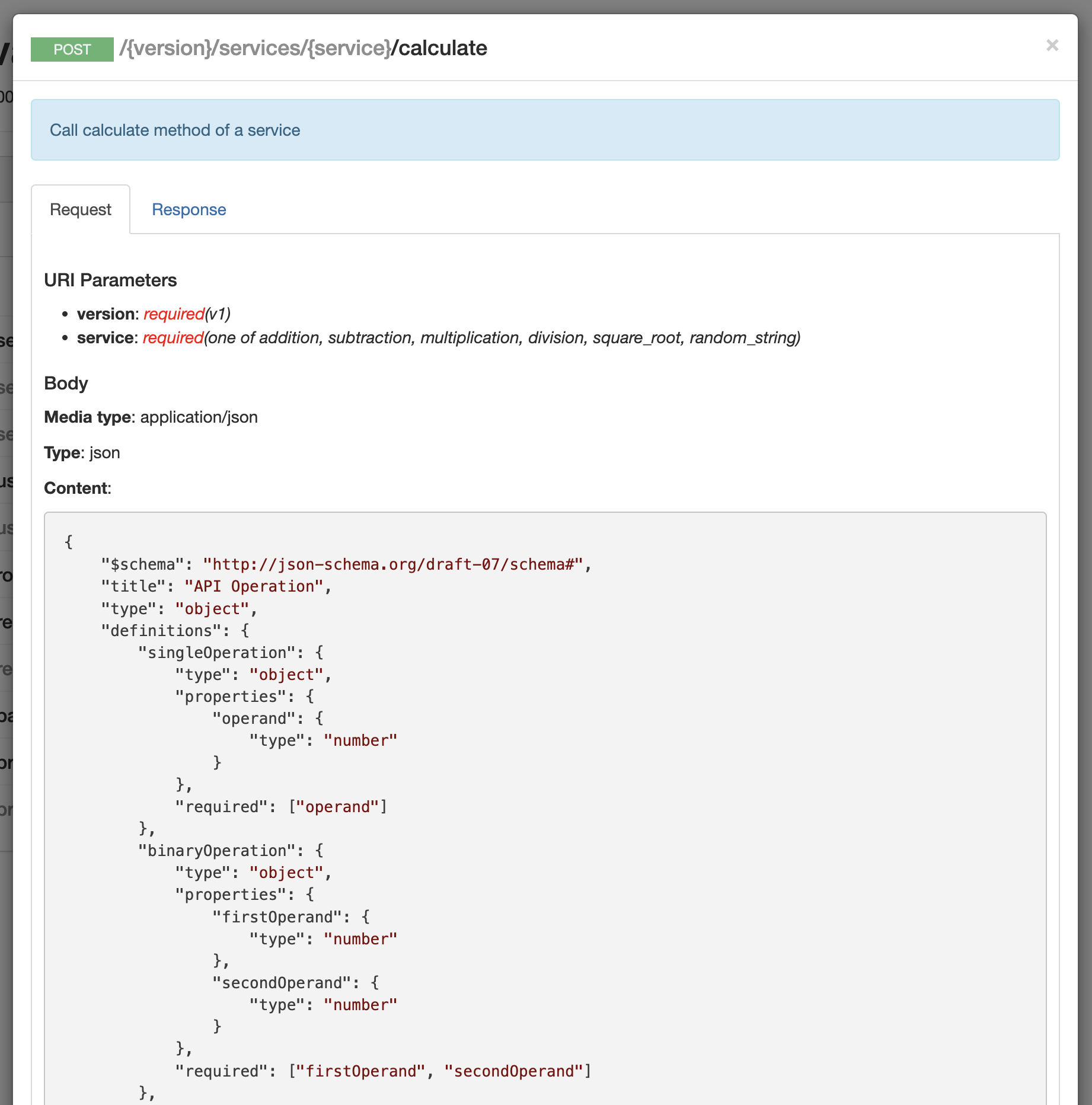 Maizovac API request