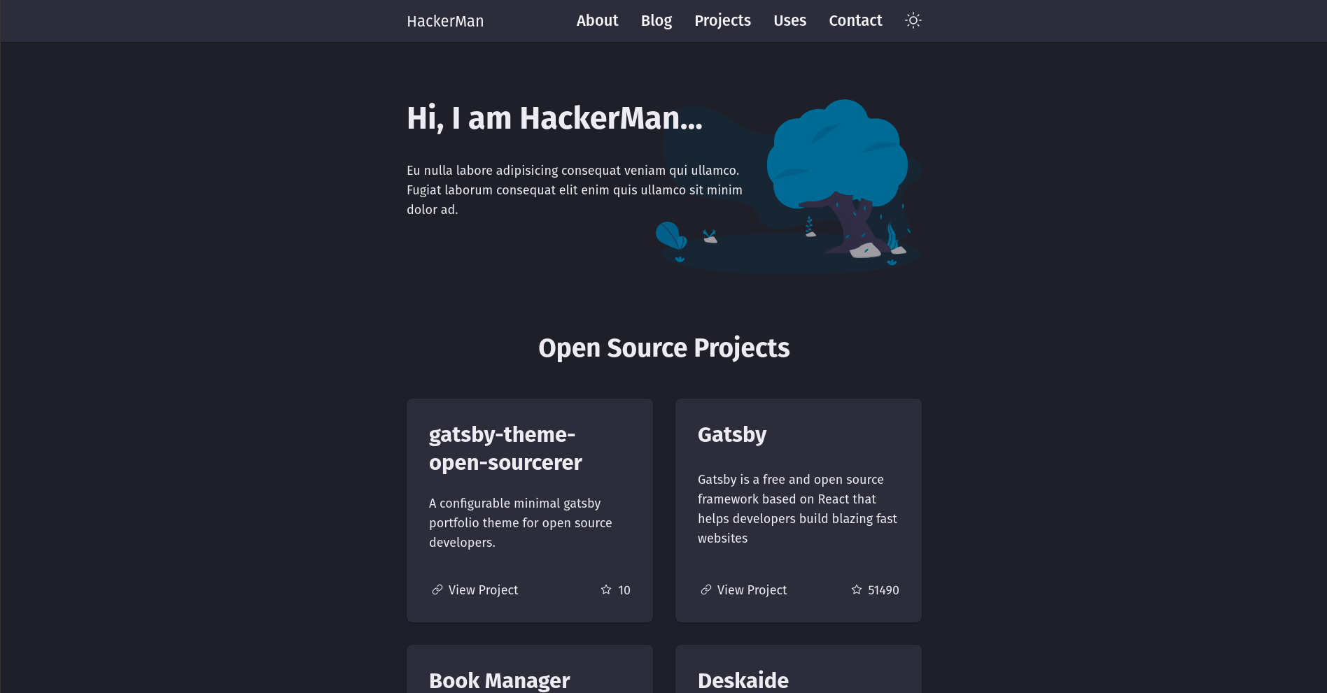 gatsby-theme-open-sourcerer