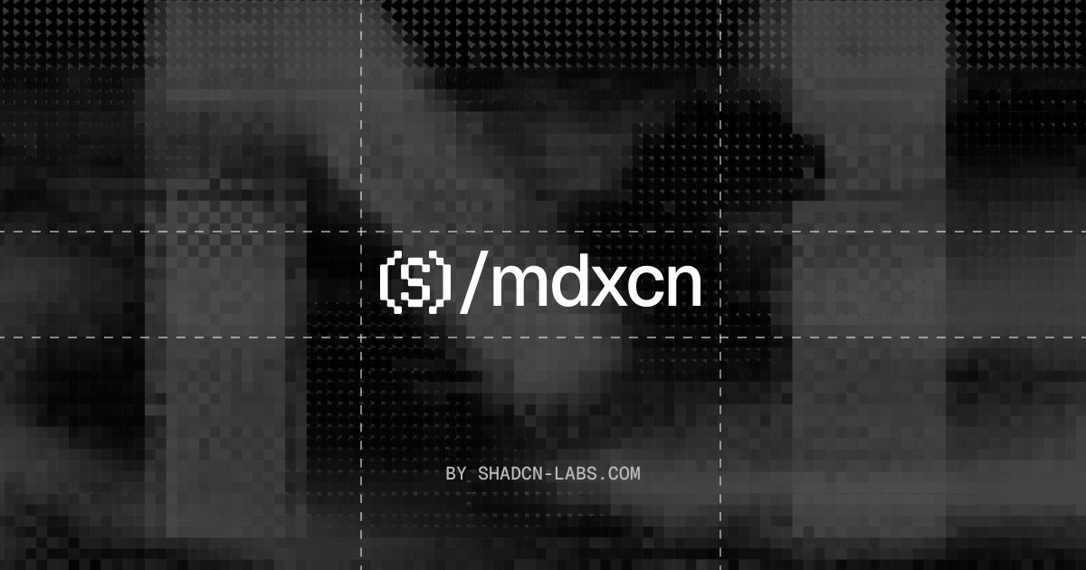 mdxcn banner