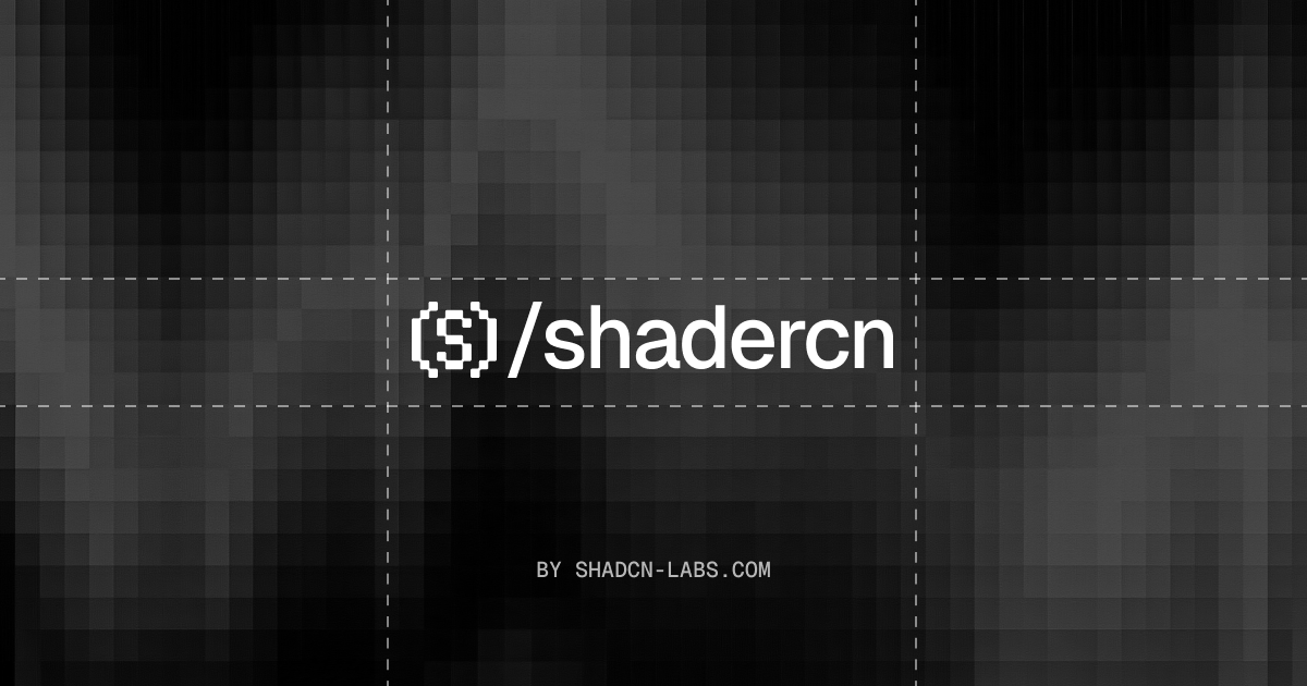 shadercn banner