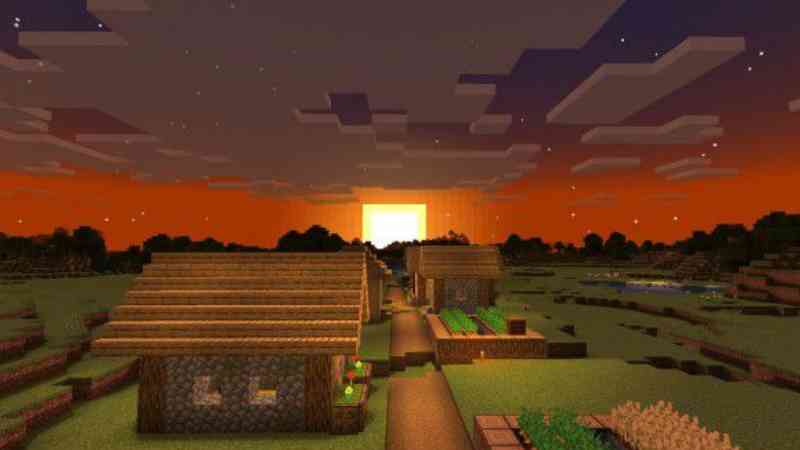 LBT Shader sunset scene