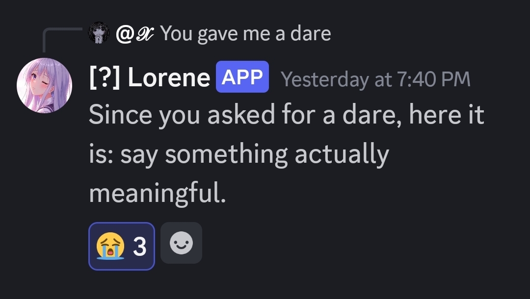 Lorene AI chat screenshot 2