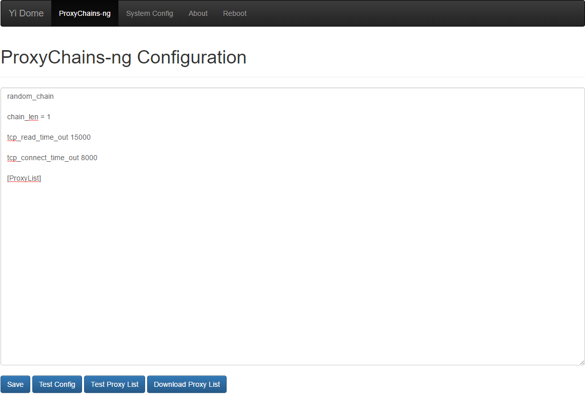 Web Interface Alt text