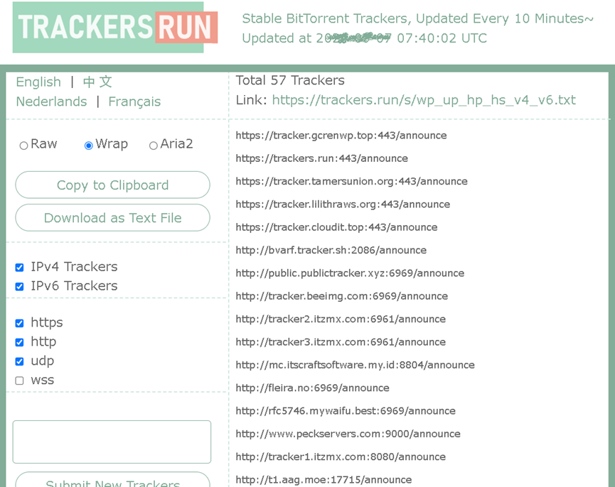 Trackers.Run