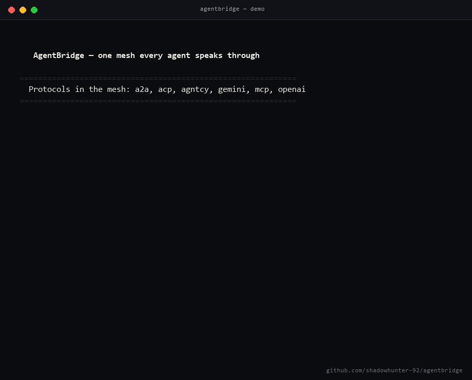 AgentBridge demo