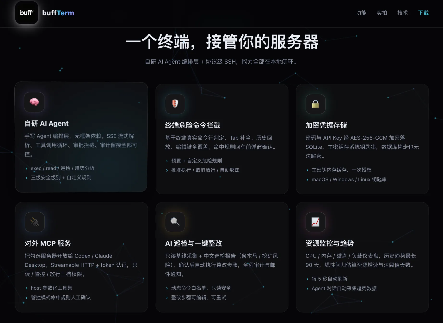 buffTerm 功能介绍（点击访问官网）