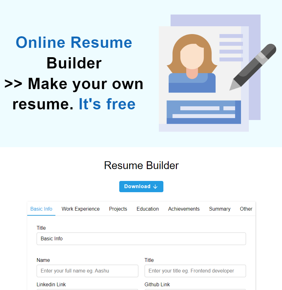 Resume Builder 