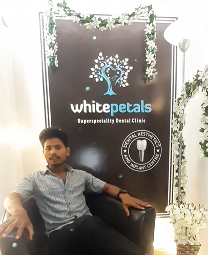 Smile Makeover patient testimonial at White Petals Dental Clinic Dongri