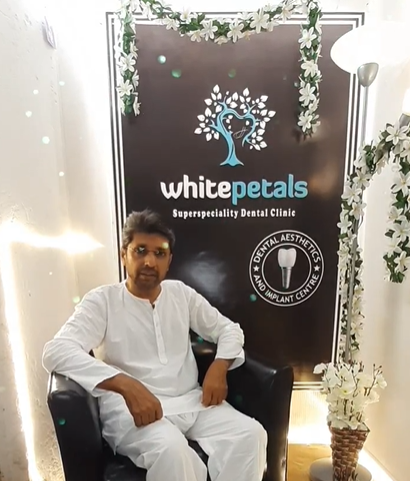 Dental Implants patient testimonial at White Petals Dental Clinic Dongri
