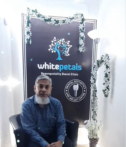 Root Canal patient testimonial at White Petals Dental Clinic Dongri