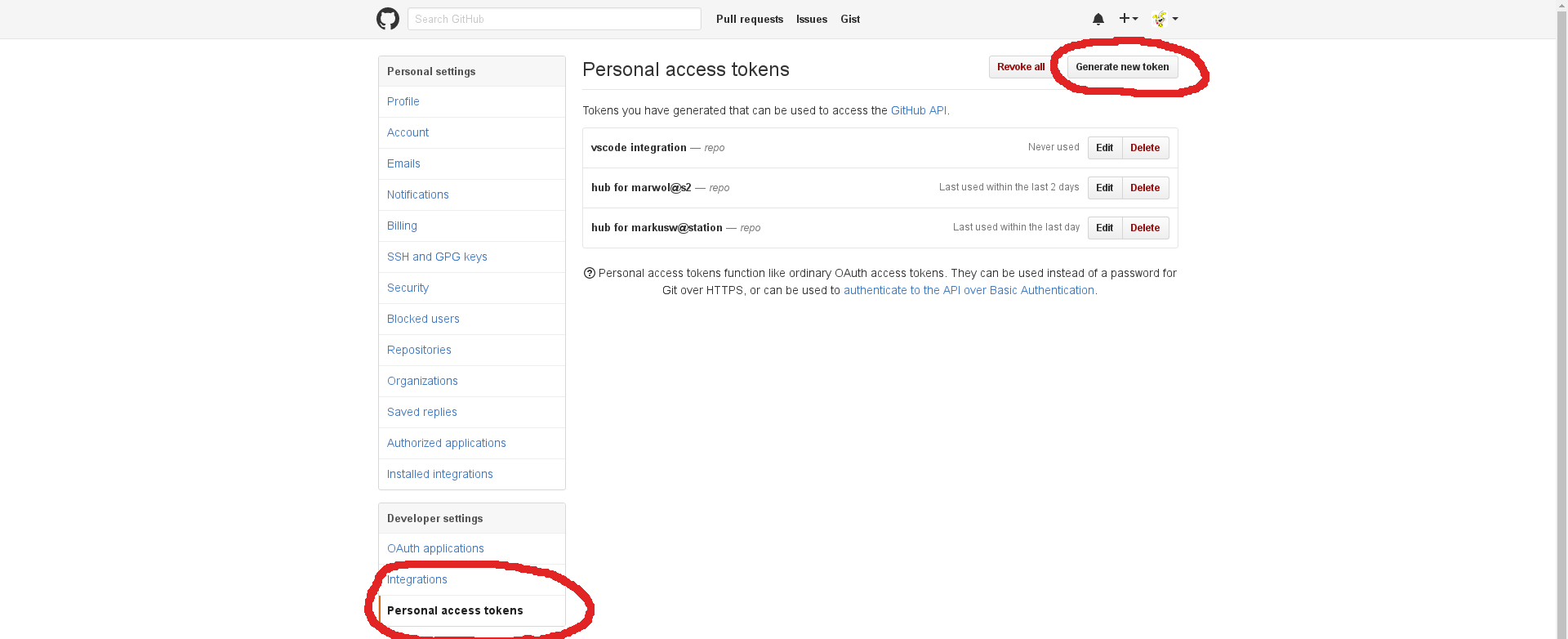 GitHub Personal Access Token