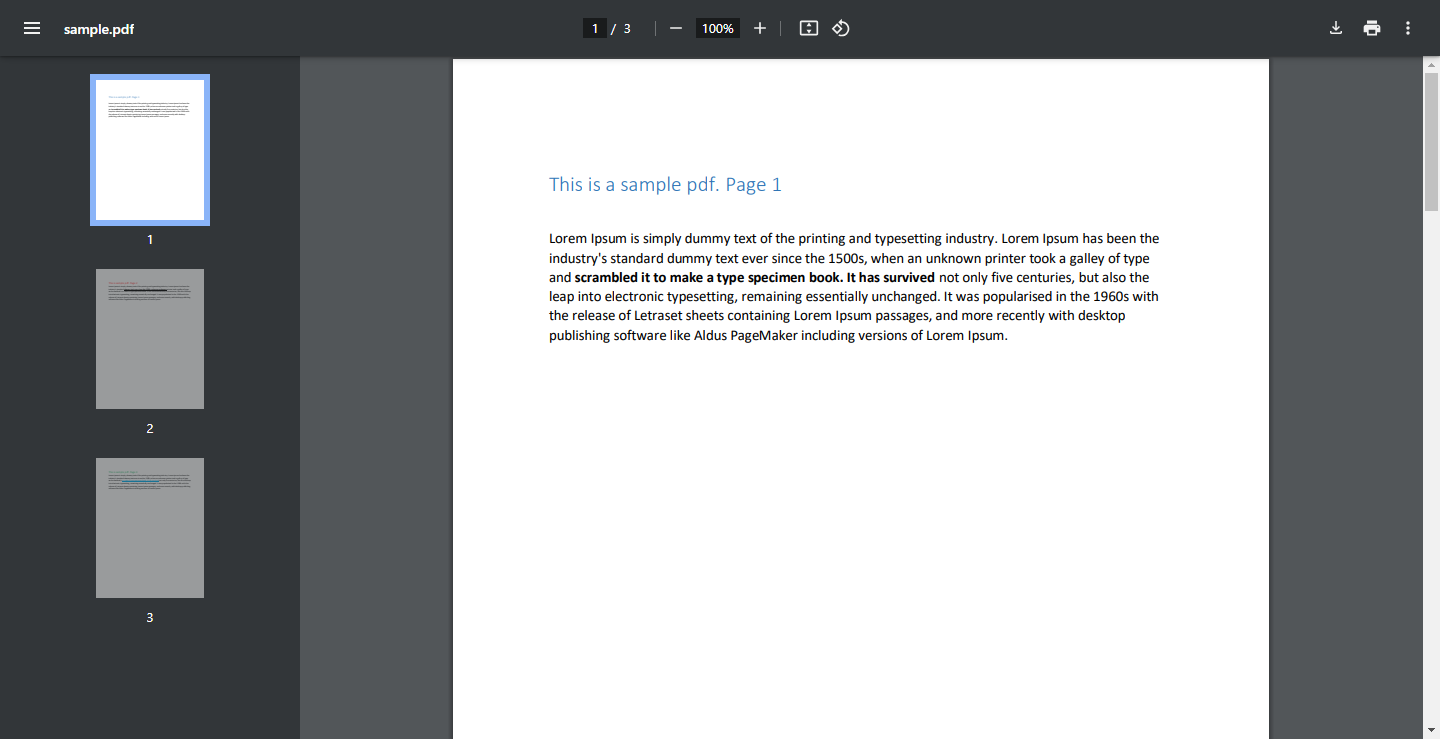 Sample Input PDF Screenshot