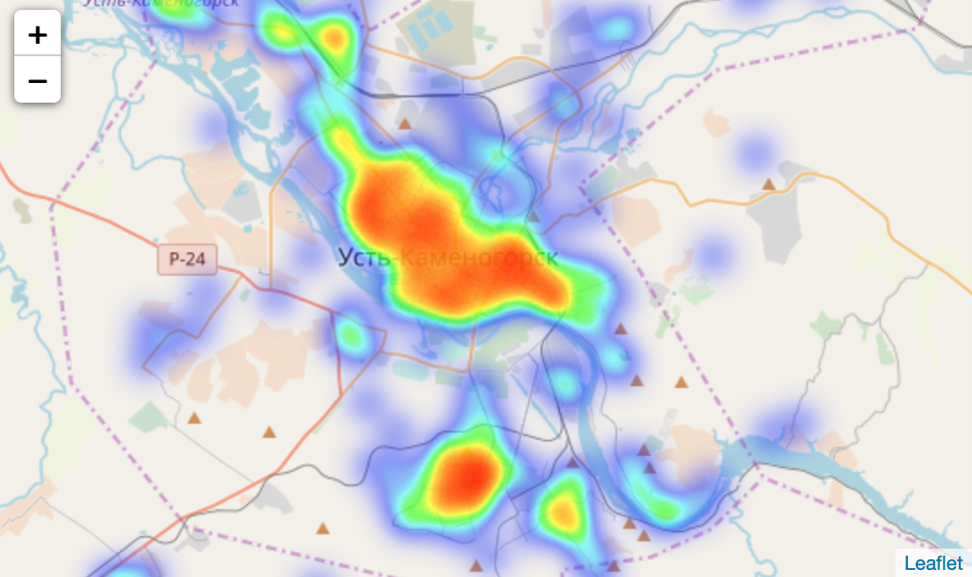 heat map