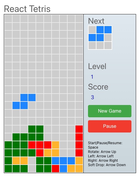 React tetris 