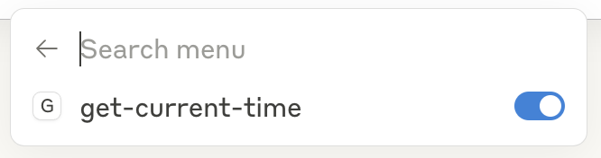 Custom get-current-time tool