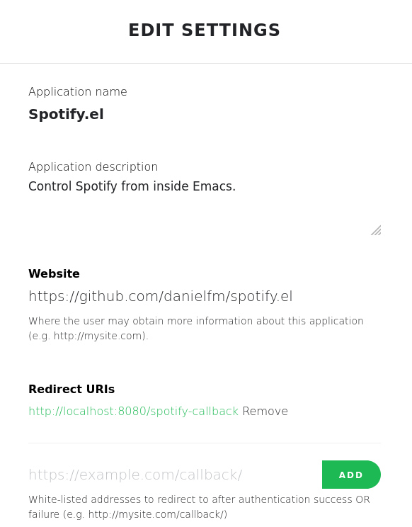 Creating a Spotify App 2/3