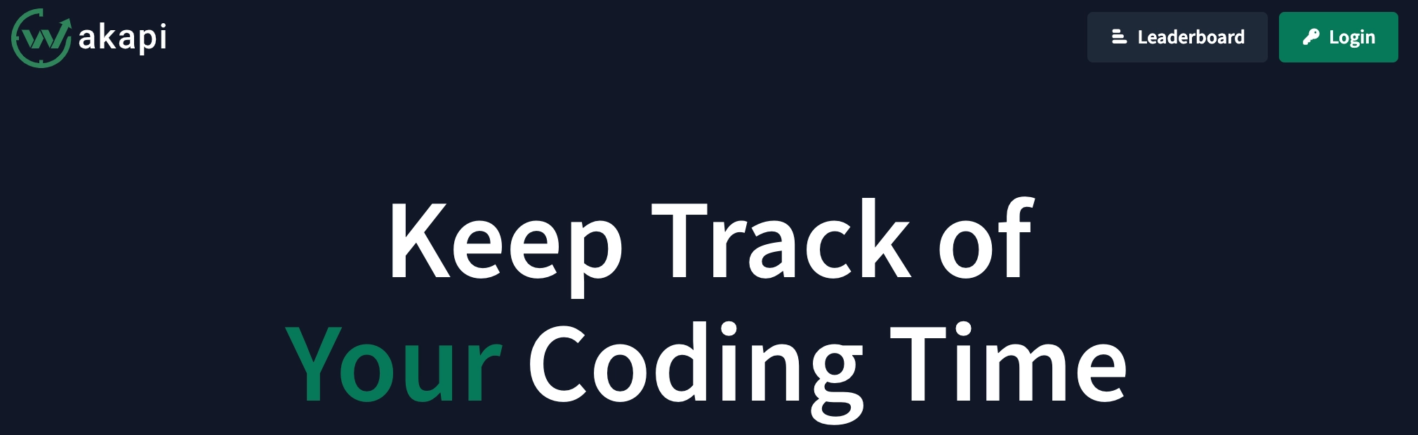 Featured image of post 工具推荐：Wakapi