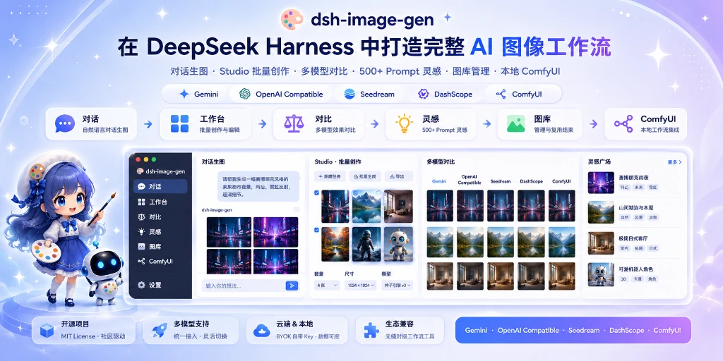 dsh-image-gen 完整 AI 图像创作工作流