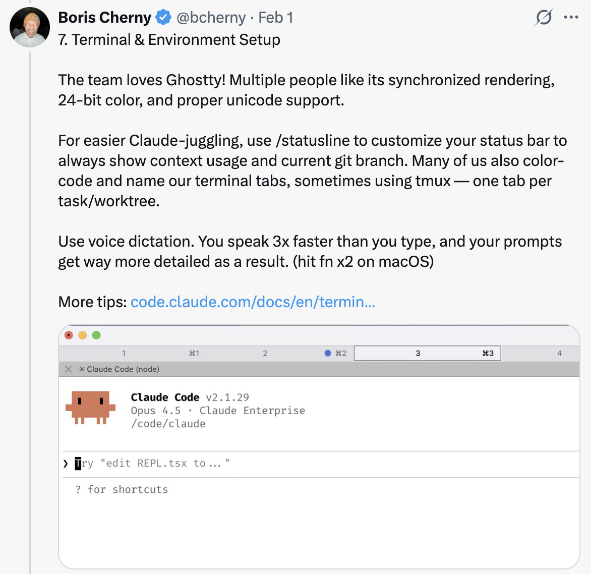 Terminal and environment setup