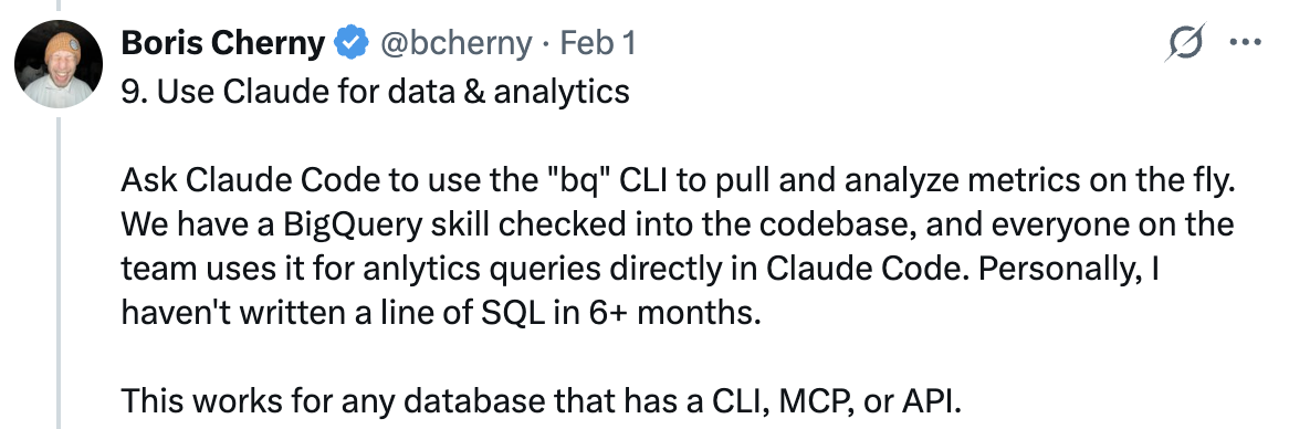 Use Claude for data and analytics