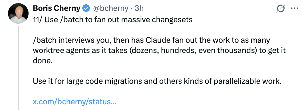 /batch for massive changesets