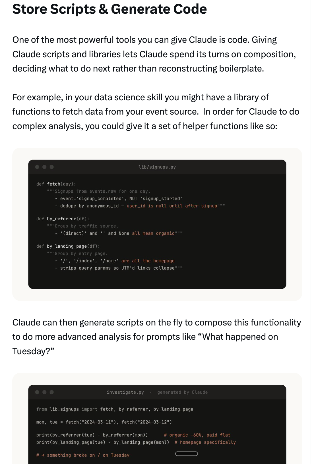 Memory & Storing Data