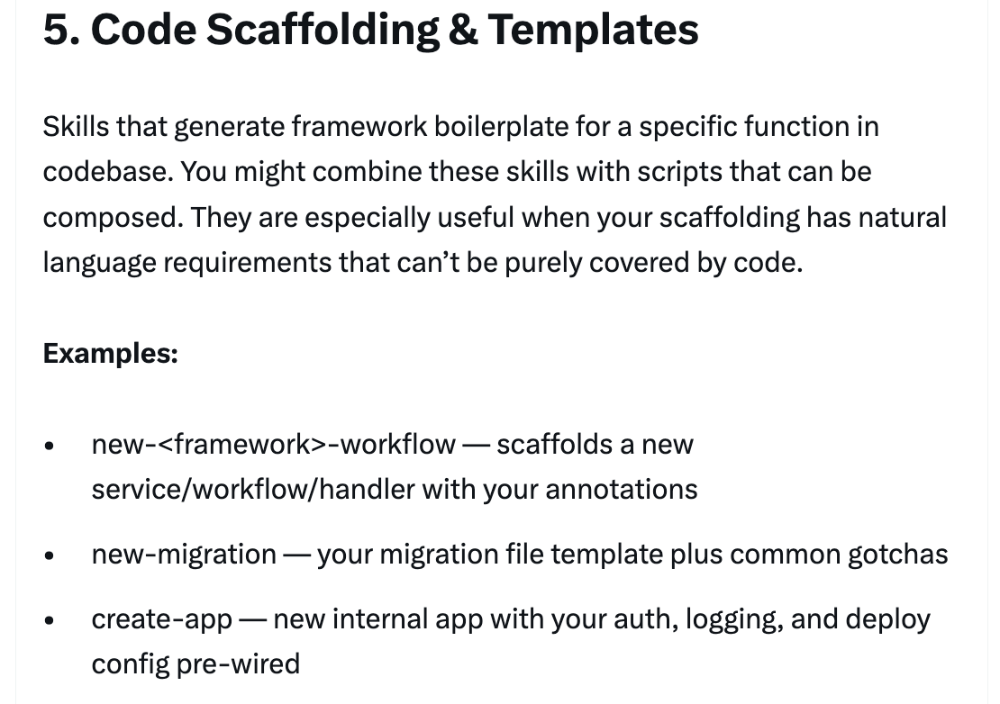 Code Scaffolding & Templates