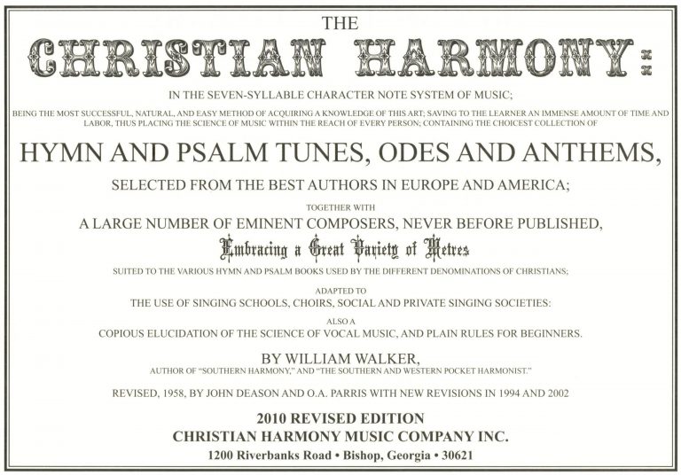 Christian Harmony 2010