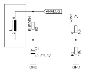 SCT013-000 current sensor (~100A)